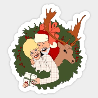 Once Upon a Dolly and Kenny Christmas Sticker